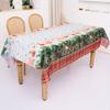 Decoration Christmas Printed Tablecloths Creative Desktop Dress Supplies Up