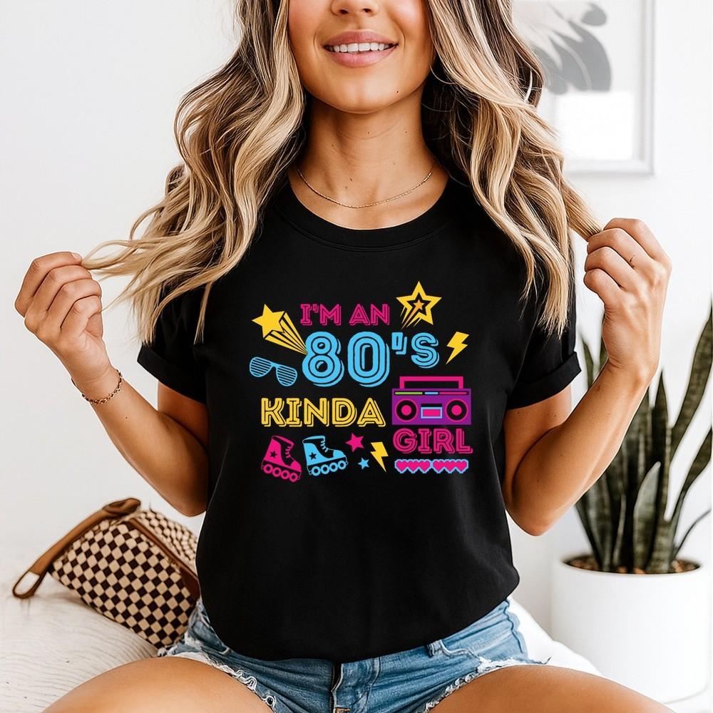 I Love The 80s Unisexs T Shirt Retro Fancy Dress Party Pop Star Tops