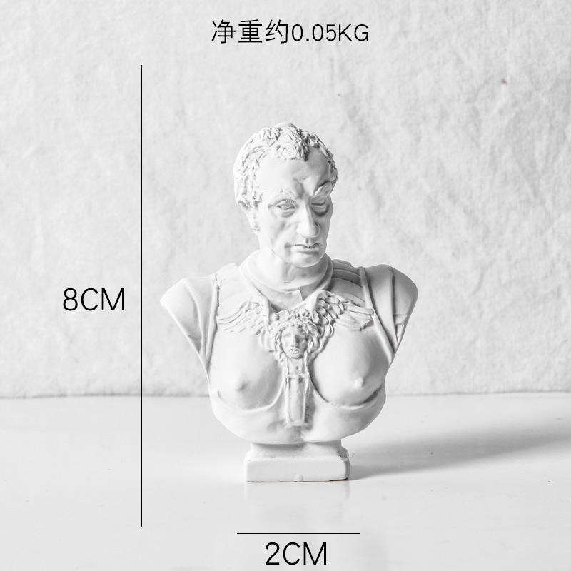Nordic Retro Imitation plaster Resin Venus God of War Character head sculpture Home decoration crafts Drawing sketch Greek