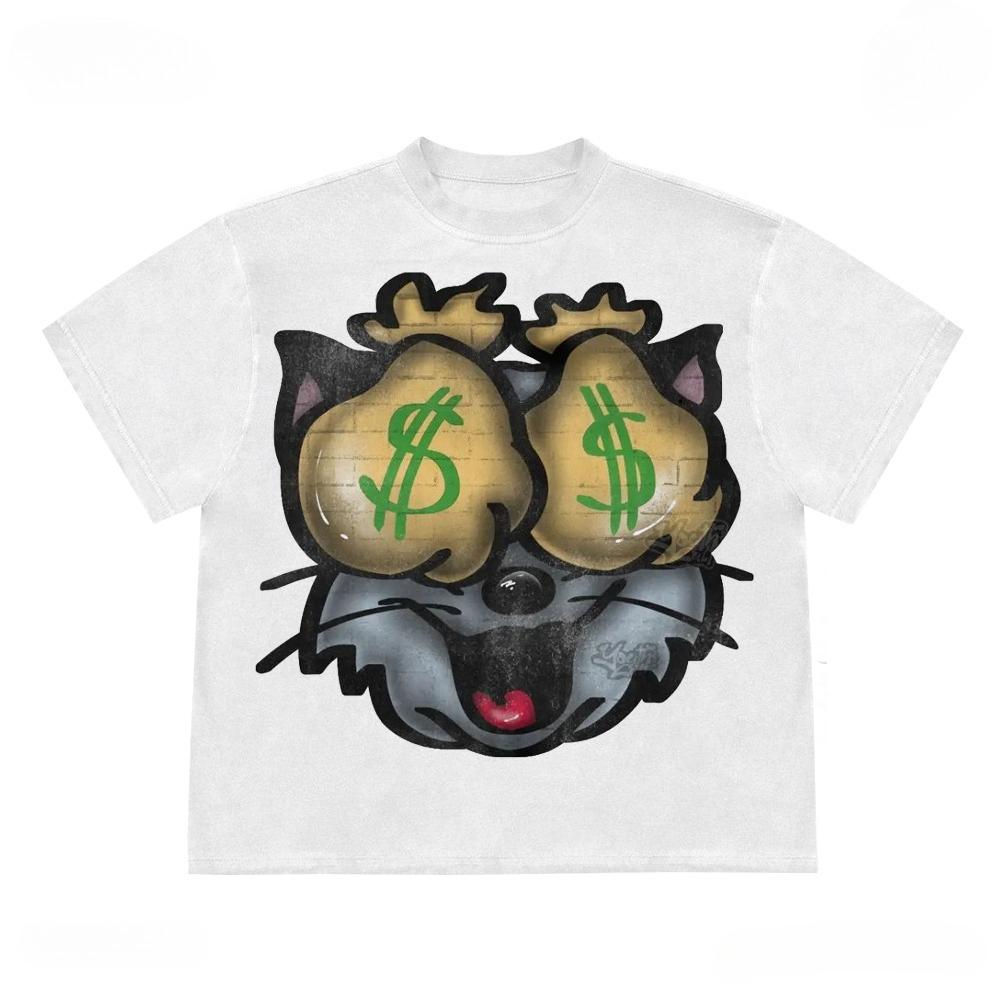 Impressionist Curious Guy Specialized HipHop ShortSleeved TShirt