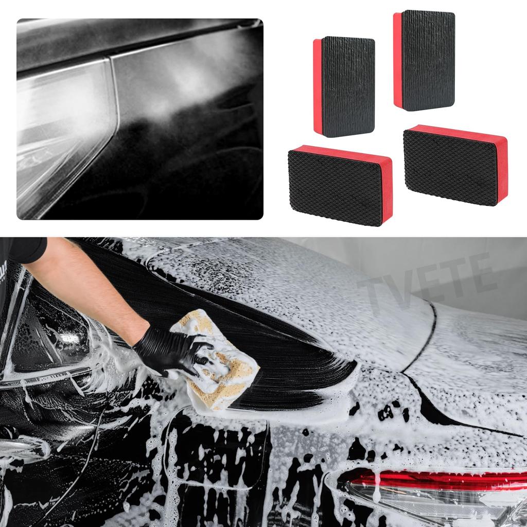 TVETE Autowaschschwamm, Entfernung von Eisenpulver, , Schwamm, Set aus 4, 2