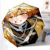 Printed Nezuko Demon Slayer Agatsuma ZenitsuPrinted Folding Umbrella,Outdoor,Leisure,And Travel Umbrella,Durable Umbrella Fabric,Birthday And Holiday 