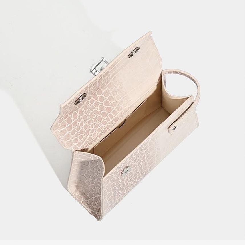 New Niche Design Crocodile Embossed Luxury Sophisticated Versatile Crossbody Shoulder Handheld Bag for Women