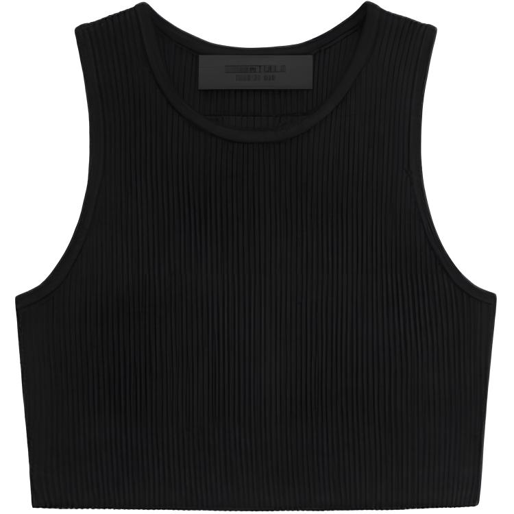 Fear of God Essentials Sport Tank Black Women Tops 192SU245340FW