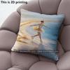 Figure Skating Print Throw Pillow Covers Pattern Cushion Cover Suitable For Sofa Bedroom Car Pillow Cover