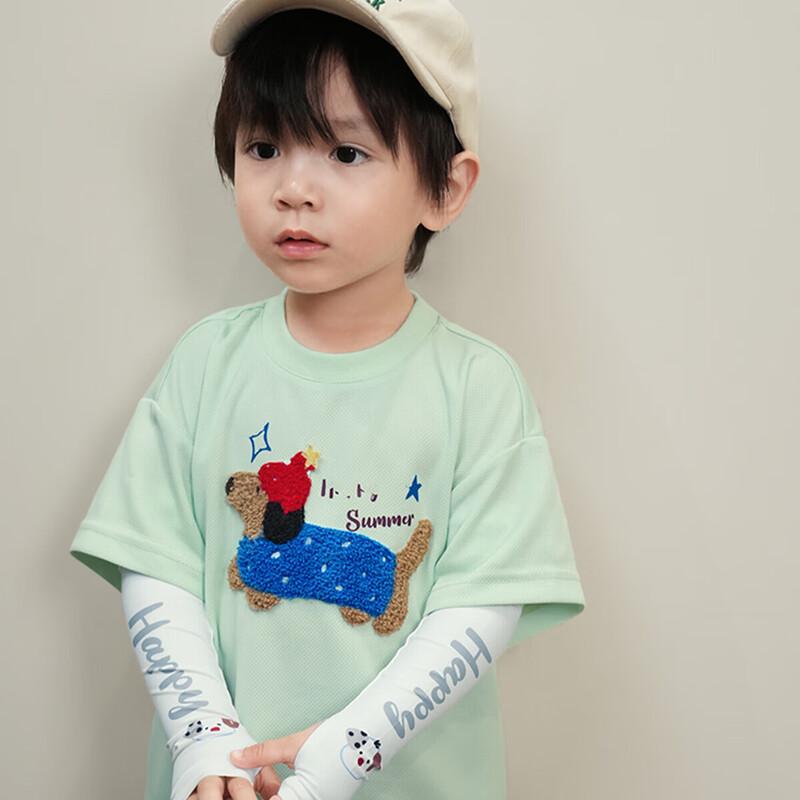 LUSON Kids Quick-Dry Cartoon Short Sleeve T-shirt