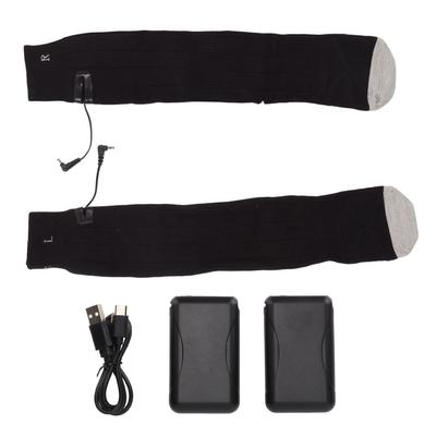 Electric Heated Socks Pure Cotton 3 Modes Adjustment USB Rechargeable Men Women Battery Socks for