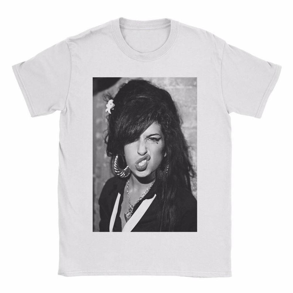 Amy Winehouse Legardary So Cool White Full Size For Fans Tee Shirt Unisex T-Shirt S