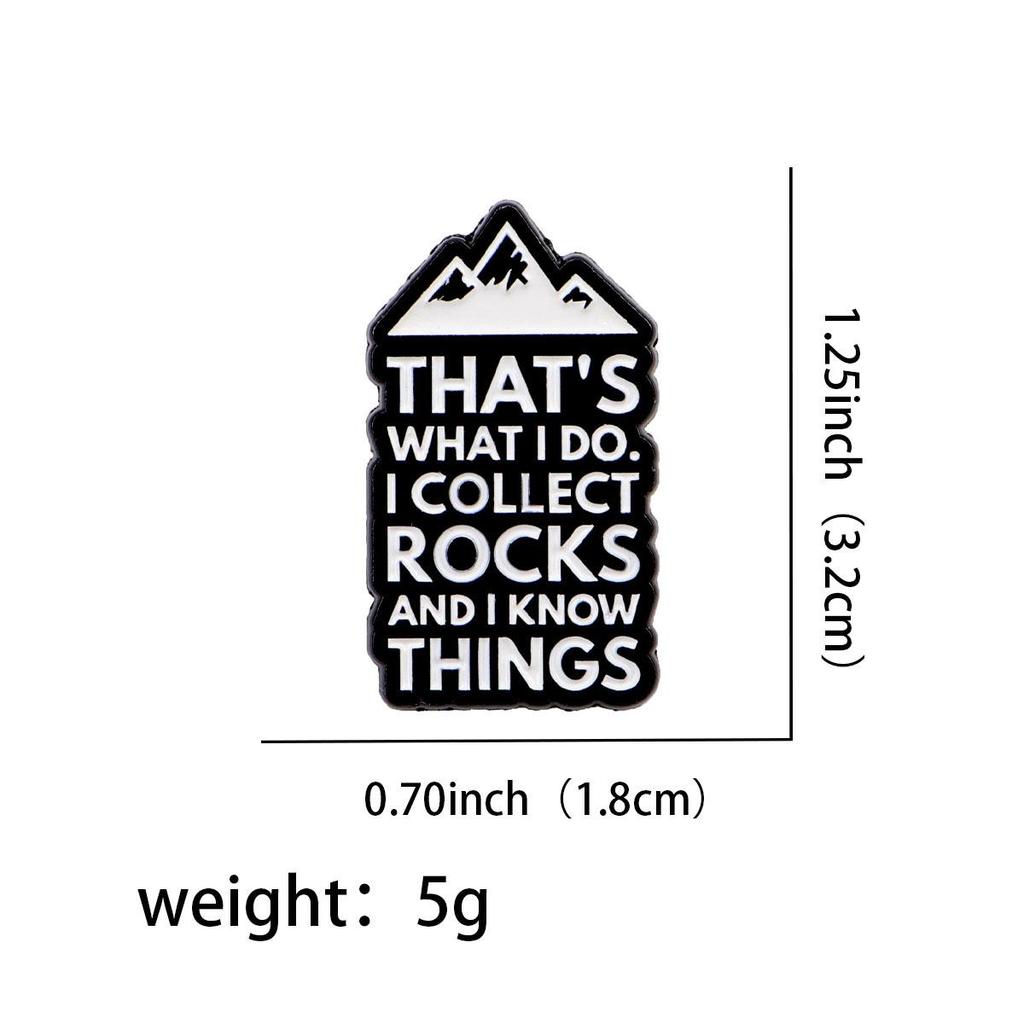 Motivational Cartoon Medal: Creative Metal Brooch with English Lettering for Clothing Accessories