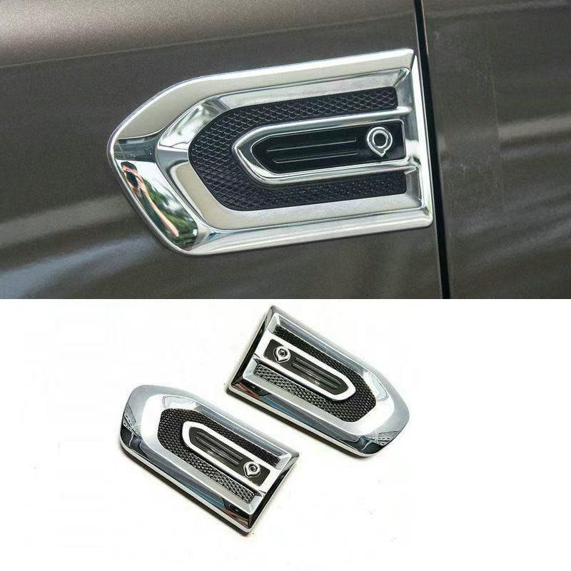 

ABS For GWM Ute POER PASSENGER EDITION LEAF BOARD SIDE STICKER PANEL CANNON CANNON-L X 2026- Great Wall POER Accessory 2PCS SET