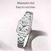 NAVAFORCE Women's Quartz Watch Ceremony Party Stainless Steel Strap Waterproof Square Roman Dial Women's Casual Fashion Accessories Watch NF5065