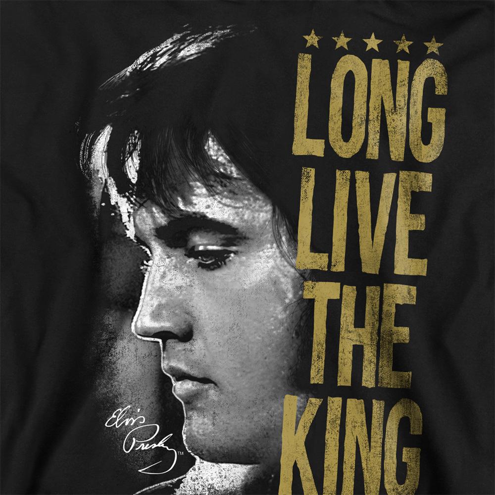 Elvis Presley Unisex Adult Long Live The King Sweatshirt
