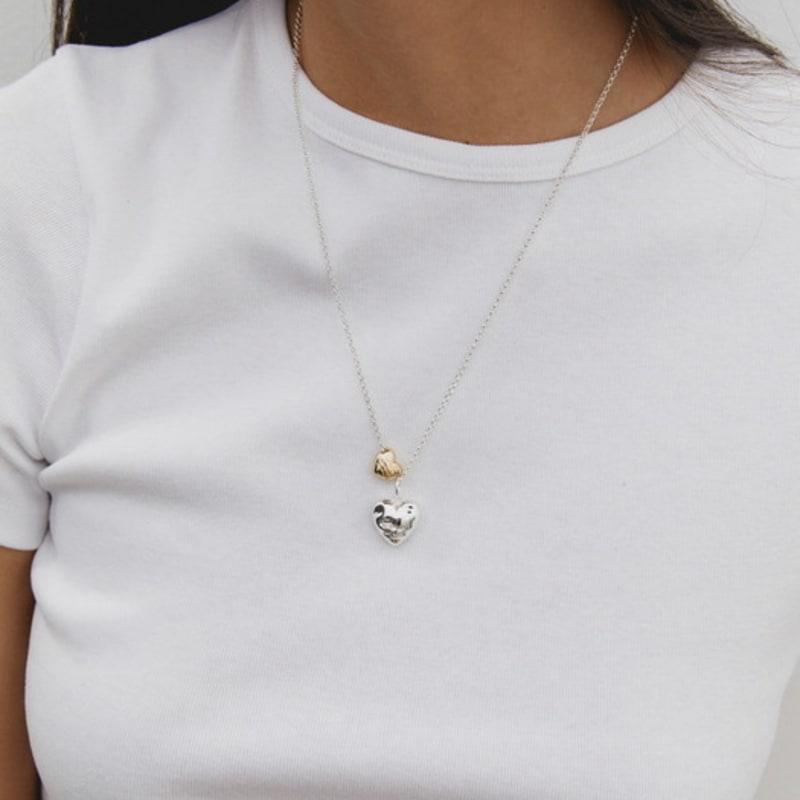 MIDNIGHT MOMENT bumpy love mix necklace