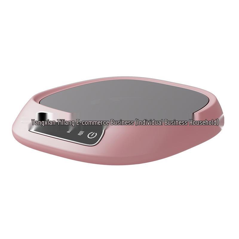 

Three-Level Constant Temperature Coaster with One-Hour Reminder for Beverages розовый