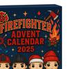 Christmas Advent Calendar 2025 24 Days Firefighter Countdown Calendar with Collectible Figures Holiday Gifts for Kids Adults