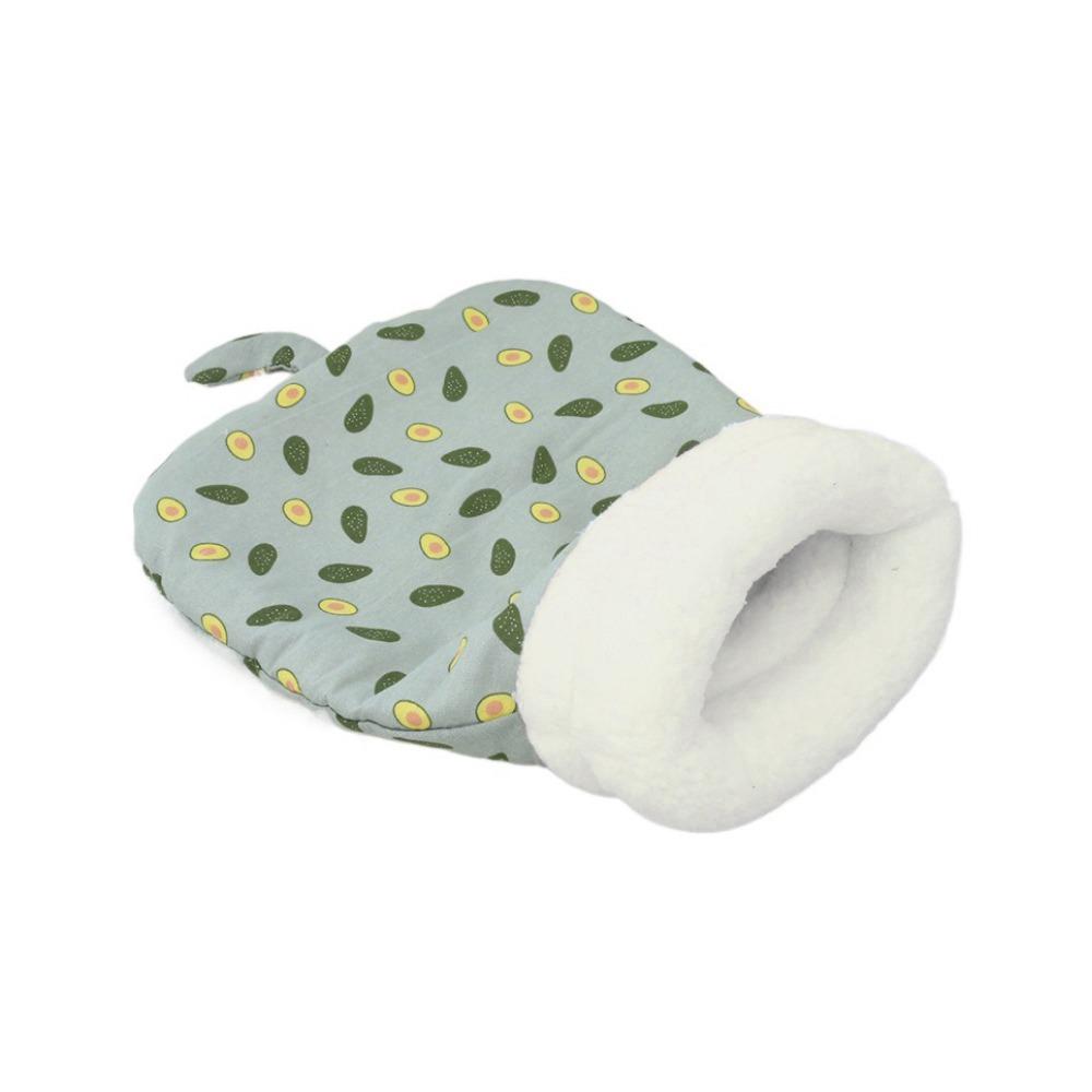 Semi-closed Cat Sleeping Bag Thickened Cat Nest Kennel Cute Cat Cushion Autumn