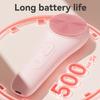SHOmfrs Mini Electric Facial Cleansing Brush-Silicone Sonic Face Cleaner Deep Pore Cleaning Skin Massager for Household Car Use