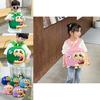 Haonna Super Cute New Children's Dinosaur Eggshell Backpack Lightweight Expandable Kindergarten Bookbag