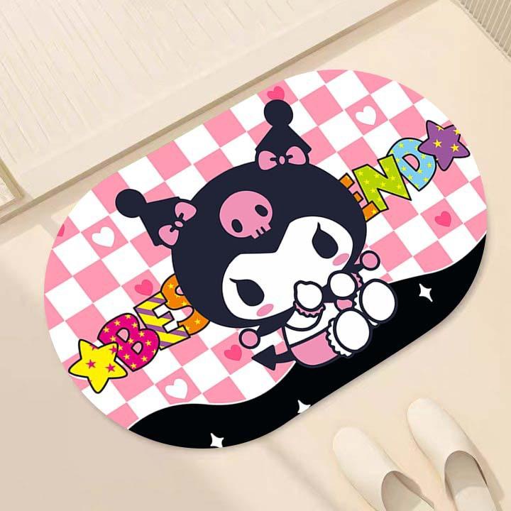 

Kulomi Diatom Mud Absorbent Floor Mat Bathroom Absorbent Floor Mat Entry Porch Easy To Take Care Of Door Mat Can Be 40 * 60cm [water absorption, non-slip]