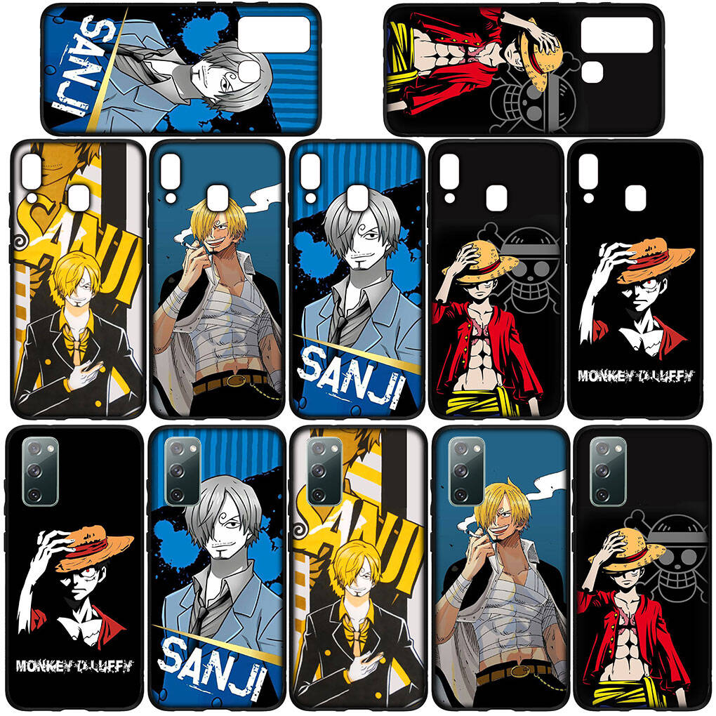 Phone Case for iPhone 17 15 16 Plus Redmi Note 14 12 11 13 Pro Max Huawei P30 P20 Lite OPPO A60 A40 A80 A38 A54 Silicone Luffy One Pieces Sanji Cover
