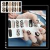 3D Leopard Nail Sticker Decals DIY Creative Fake Nail Wraps Tips Nail Manicure Art Patchs Full Cover Nail Polish Sticker