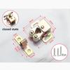 Press The Home Wardrobe Door Buckle Touch The Bead Magnetic Dual Wheel Spring Fixed Lock Buckle Low Foot Cabinet Door Buckle