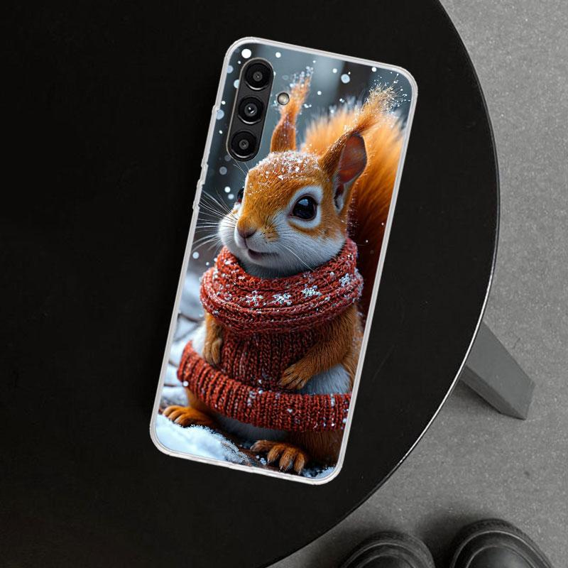 Animal Squirrel Phone Case Cover for Samsung Galaxy A17 A16 A26 A36 A56 A57 A37 A15 A25 A35 A55 A14 A24 A34 A54 A13 A23 A33 A53