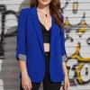 New Patchwork Lapel Collar Blazer, Slim Fit Cardigan Style Jacket for Women, Autumn Winter Fashion Office & Casual Coat