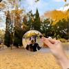 Round Convex Mirror Travel Selfie Photo Props High-Definition Mirror Portable Makeup Mirror Handheld Photography Mirrors