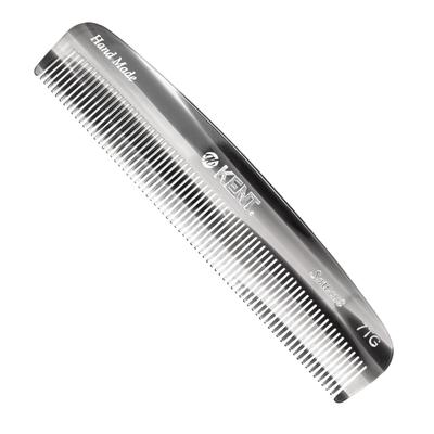 GB KENT Garantia Real Luxo Feito à Mão Cabelo 136mm Bolso Natural Suave Fino 7T (Kent) Suporte, Pente, Pente, Portátil, Compacto, Ingredientes, Antiestático,