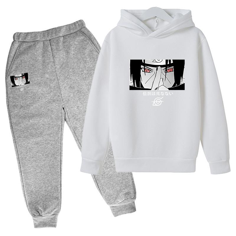 Anime Printed Girl Outfits Winter Children Set Suit for Boy 2024 Girl Summer Baby Outfit Set Home Clothing Tops Boys Clothes