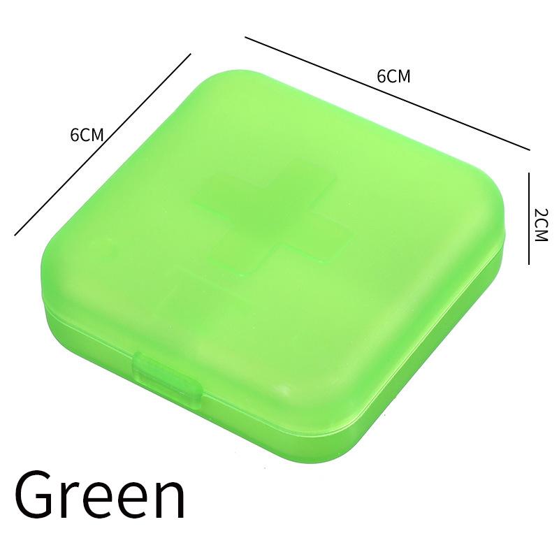 

1 шт., чехол для таблеток, коробка для планшета, портативный держатель для планшета, органайзер для путешествий, контейнер для дозатора таблеток зелёный