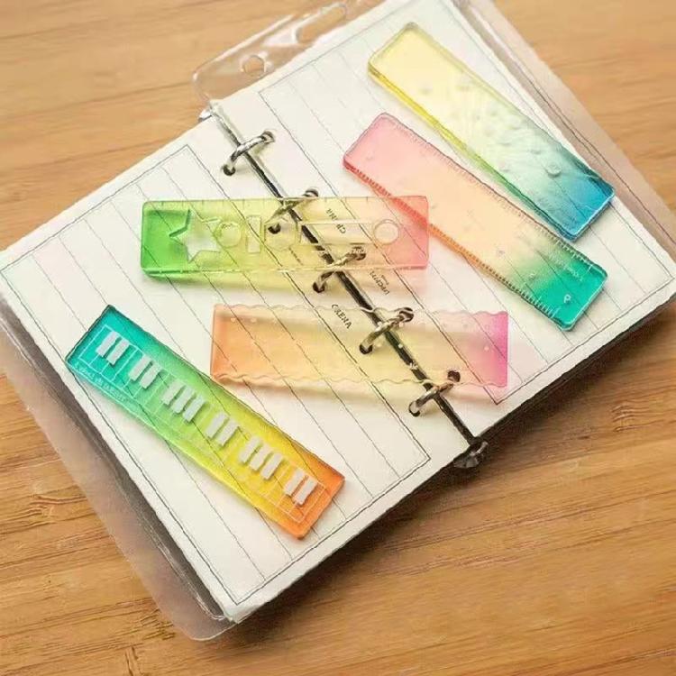 Multipurpose Drawing Ruler Light Weight Plastic Pocket Scale Tool Student Essential For Geometry And Craft Projects