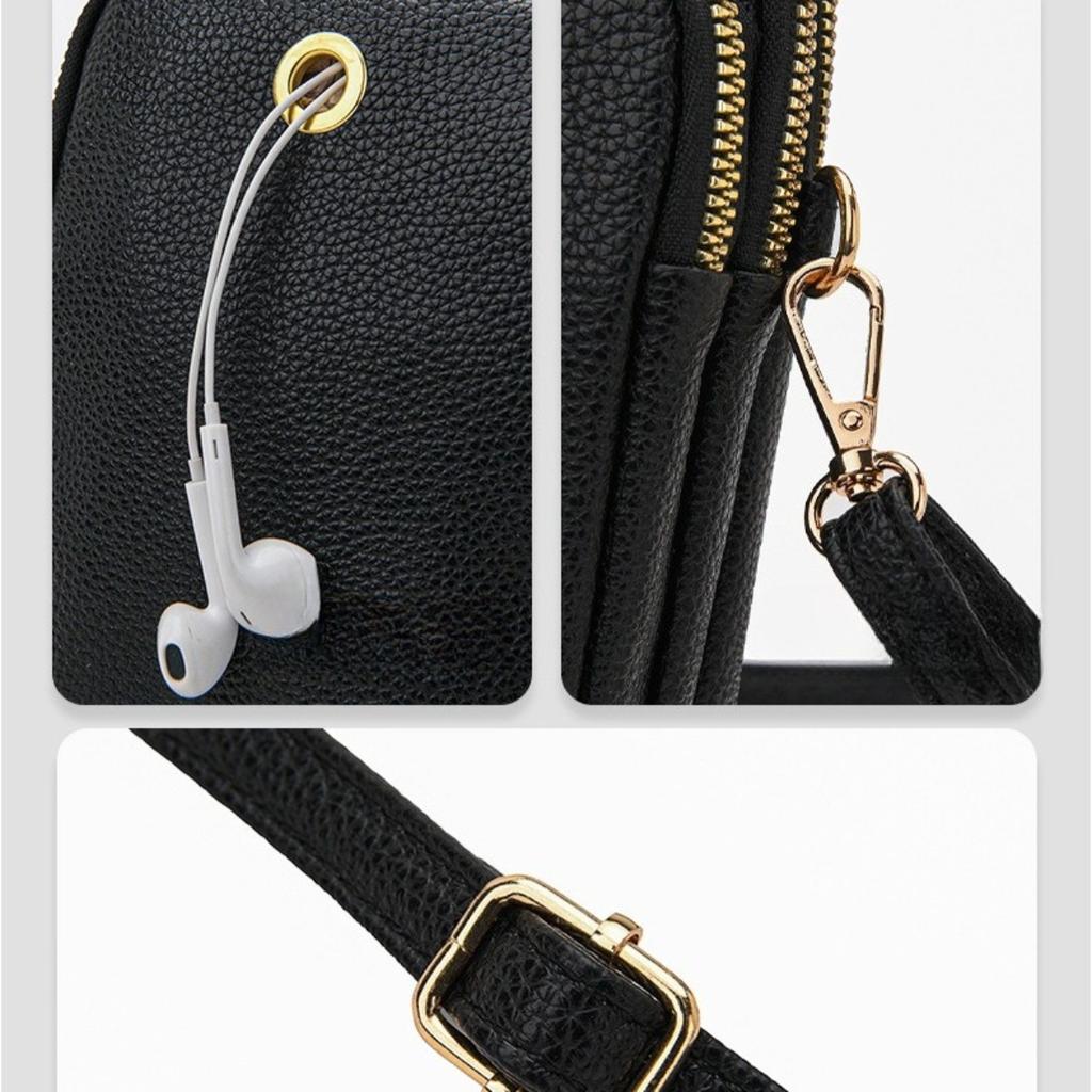 Soft Leather, Mobile Wallet, Women's Phone Bag, Shoulder Bag, Crossbody Bag