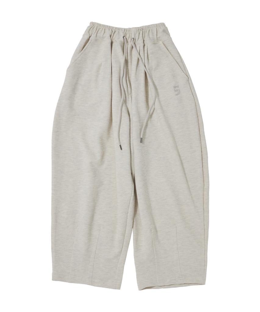 A NOTHING Pin-Knit Balloon Pants (Oatmeal)
