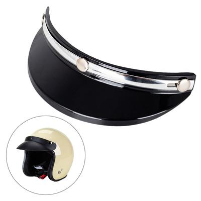 Universal Motorcycle Helmet Visor Peak 3 Snaps Trendy for 3/4 Helmets Spare Parts Helmet Visor Peak Waterproof SUN Protection