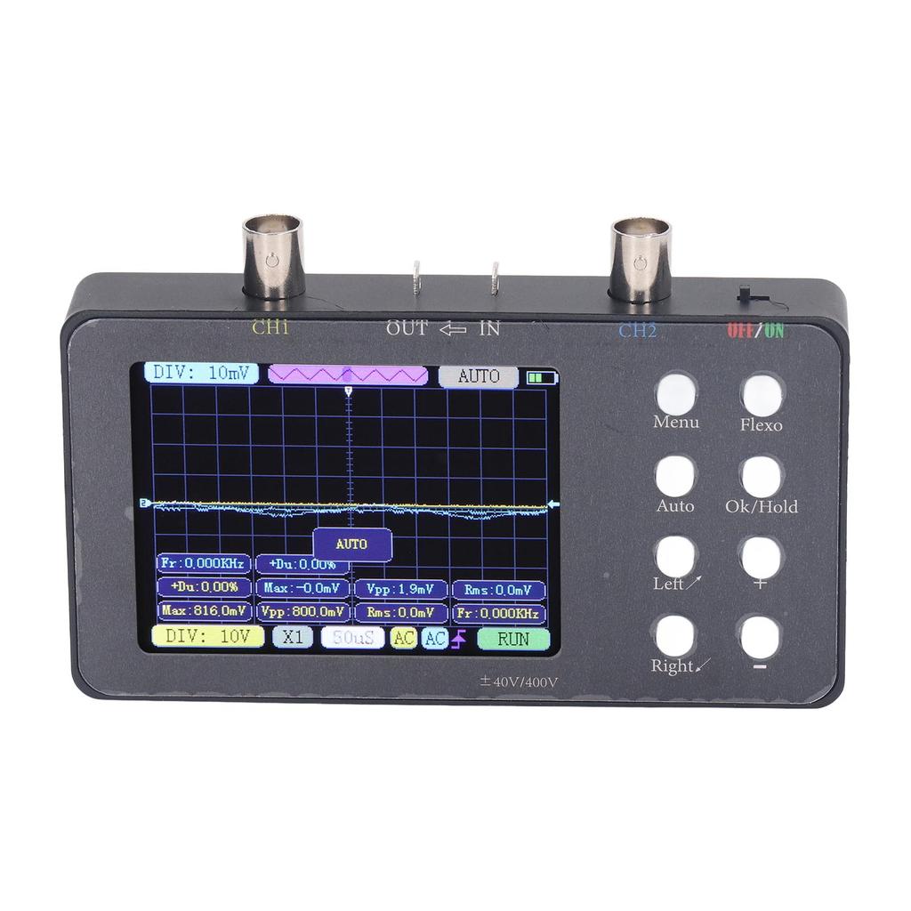 Digital Oscilloscope Portable Dual Channel 3.2 Inch Digital Automotive Oscilloscope with 50M Sample