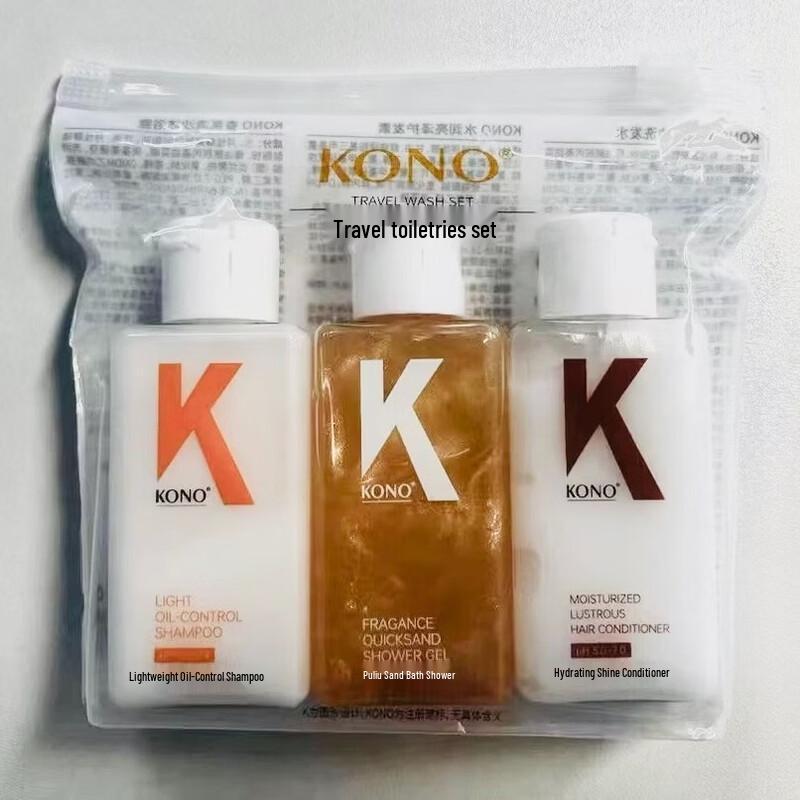 KONO Travel Hair & Body Care Set
