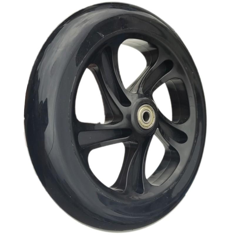 

8-дюймовые бесшумные резиновые колеса из говяжьей жилы для электрических скейтбордов, инвалидных колясок и торговых прицепов