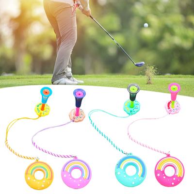 Golf Tüske Tartó Műanyag Elveszés Elleni Golf Tüske Akasztó Rajzfilm Fánk Golf