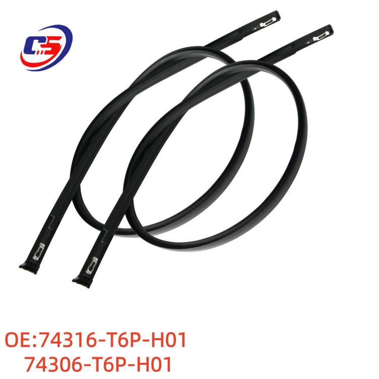 Honda 13-18 Lingpai Car Roof Gutter Rubber Strip 74306/74316-T6P-H01 74316-T6P-H01, 74306-T6P-H01