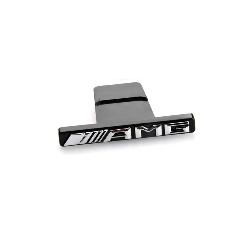 

GLC GLB 1Pc AMG Logo Car Front Grille Badge ABS Stickers Accessories For Mercedes Benz W211 W212 W213 GLA C E S G Class CLA GLK