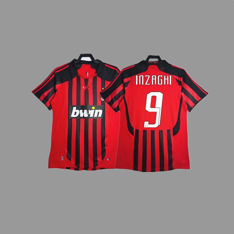 Retro jersey, football jersey, classic nostalgic replica Thai jersey, game training jersey, short-sleeved sportswear.