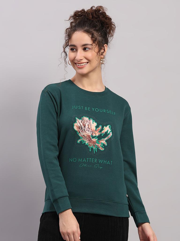 MONTE CARLO Women Round Neck Full Sleeve Sweatshirt