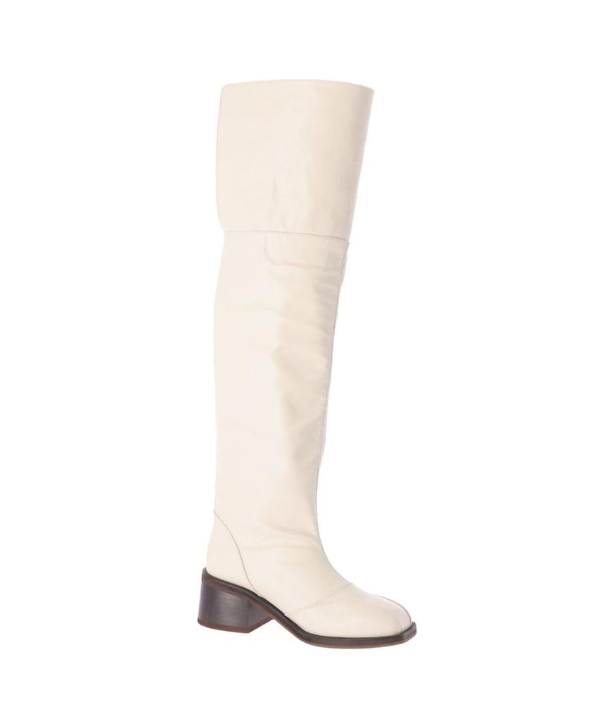 Nuosmiq Knee-High Boots (Ivory)