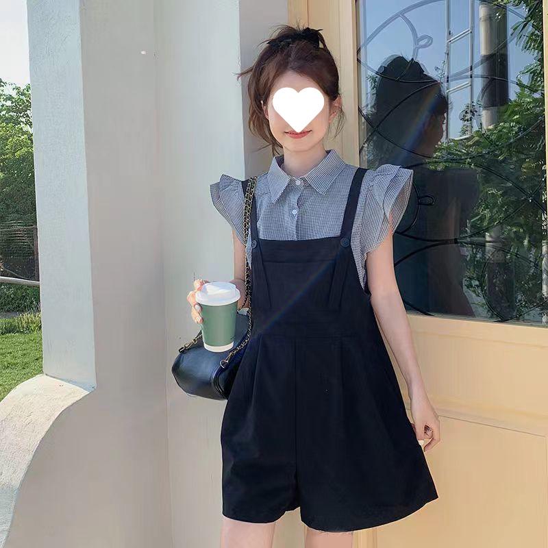 

2026 Summer Women s High-Waisted Wide-Leg Shorts: Korean College Style, Loose, Slimming, Versatile, Age-Reducing S (Recommended 85-100 jin)