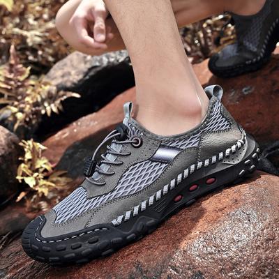Zapatos de Malla para Hombre de Verano Transpirables y Resistentes al Olor Calzado Masculino Resistente al Desgaste Nuevos Zapatos de Malla Finos Zapatos de Malla para Deportes al Aire Libre