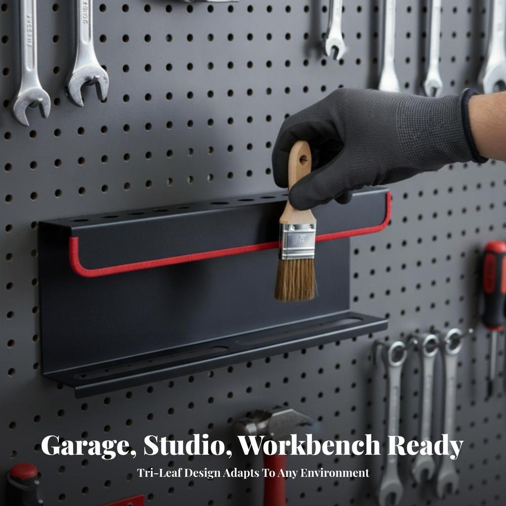 Carbon-Steel Storage Rack Sturdy Spray Bottle Holder Long-Lasting for Workshop