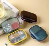 New Weekly Premuim Small Portable Travel 8 Grids Pill Organizer Box Cases Container Storage for Tablet Medicine Vitamin FishOils