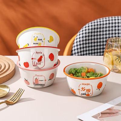 Canjiangjun Cartoon Ceramic Bowl Gift Set